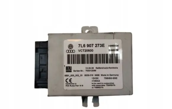 Volkswagen Touareg I Tire pressure control unit 7L6907273E
