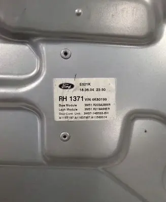 Ford C-MAX I Front window lifting mechanism without motor 3M51R045H16 LH994757104 RH1371