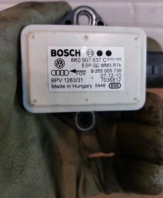 Audi Q5 SQ5 ESP acceleration yaw rate sensor 8K0907637C 0265005738 7036812