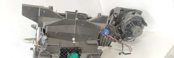 Interior heater climate box assembly