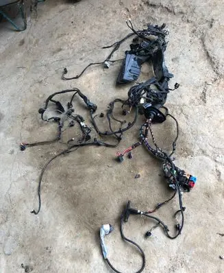 Volkswagen Golf VIII Engine installation wiring loom 5WA971879
