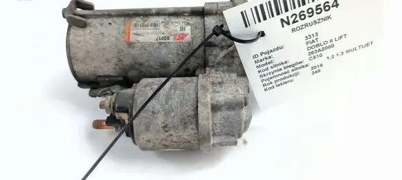 Fiat Doblo Starter motor 5901259421804