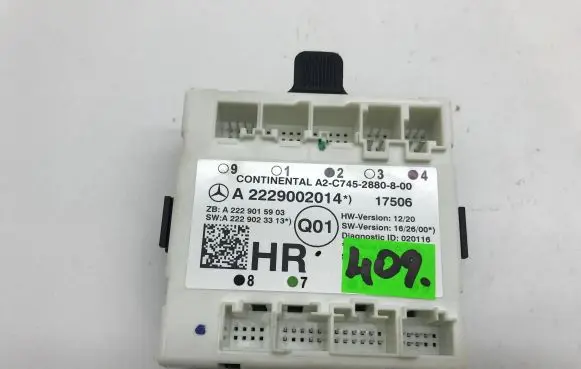 Mercedes-Benz S W222 Door control unit/module A2229002014 A2229015903 7452880800