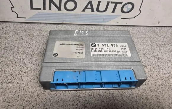 BMW 3 E46 Gearbox control unit/module 7532988 5WK33503AU 96025744