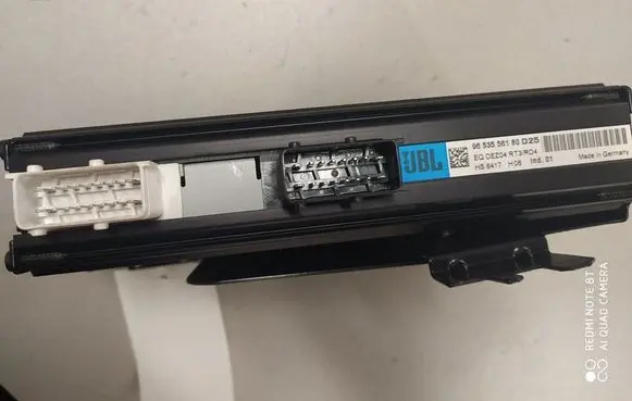 Peugeot 407 Sound amplifier 9653556180 D25