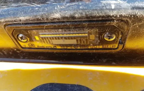 Volkswagen Golf V Number plate light