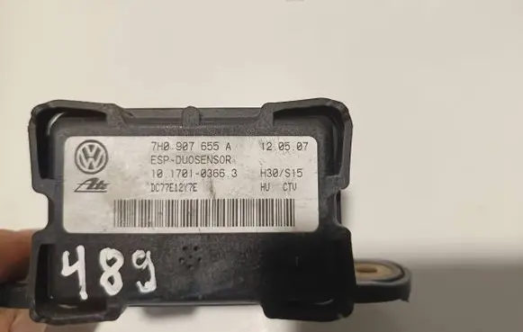 Volkswagen Golf V ESP acceleration yaw rate sensor 7H0907655A DC77E12Y7E 10170103663