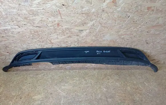 Volkswagen Polo VI Rear bumper lower part trim 2G6807568G