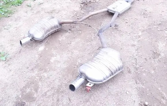 Audi A8 S8 D3 4E Muffler/silencer 4E0253411N 4E0253612L 4E0253611AD