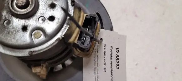 Opel Zafira A Heater fan/blower 11287