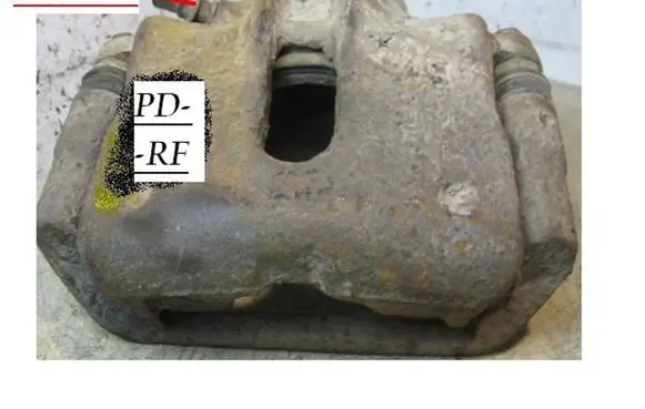 Renault Scenic I Front brake caliper A5696