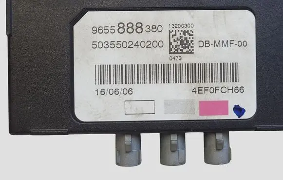 Peugeot 607 Aerial antenna amplifier 9655888380
