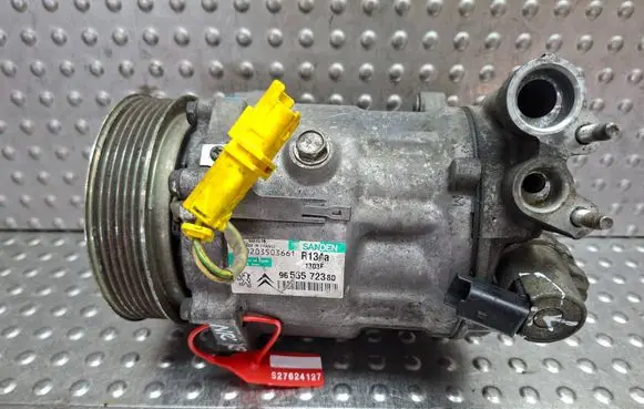 Peugeot 407 Air conditioning (A/C) compressor (pump) S27624127 9656572380