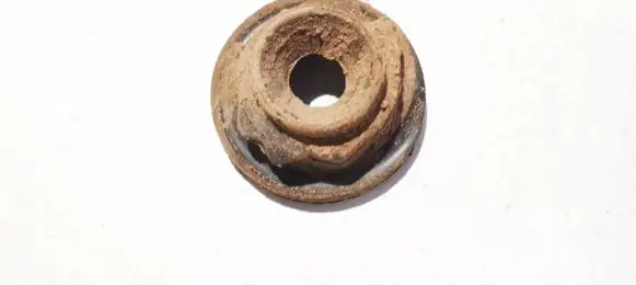 Volkswagen Polo IV 9N3 Front coil spring rubber mount 1j0512149b
