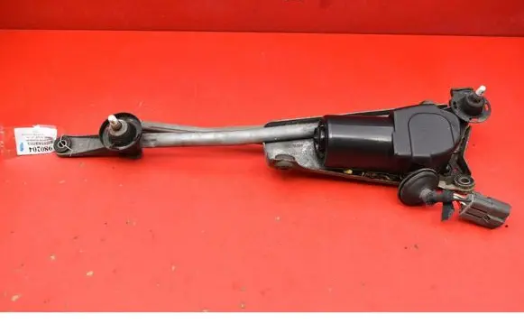 Front wiper linkage and motor