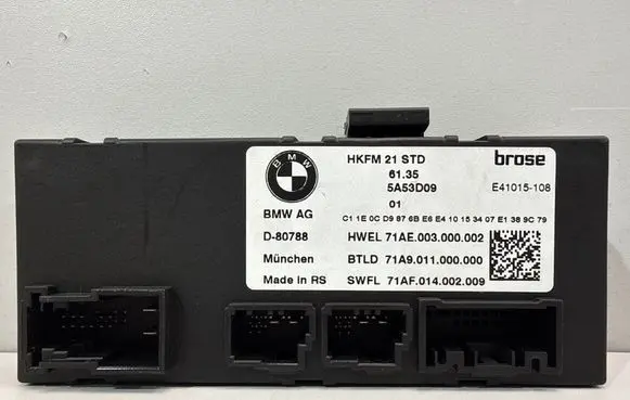 BMW XM Tailgate/trunk control unit/module 5A53D09