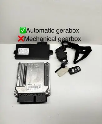 BMW 5 E60 E61 Engine ECU kit and lock set 0281014436 7806987 170016824