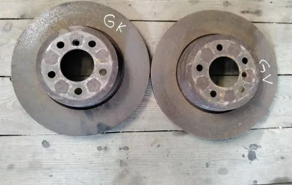 BMW X5 E70 Rear brake disc 34216886480 6886480