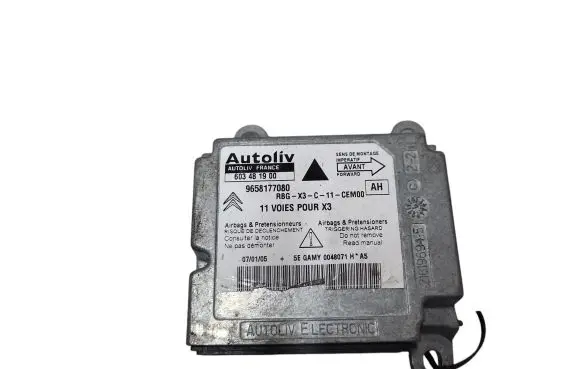 Citroen C5 Airbag control unit/module 9658177080 603481900