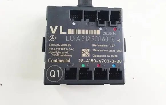 Mercedes-Benz E W212 Door control unit/module A2129006318 A2129027606 A2129011605