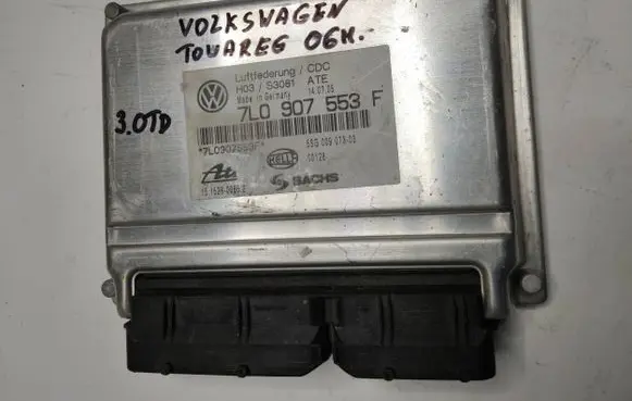 Volkswagen Touareg I Suspension control unit/module 7L0907553F 5SG00907303