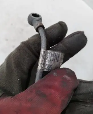 Fiat Doblo Turbo turbocharger oiling pipe/hose 55234969
