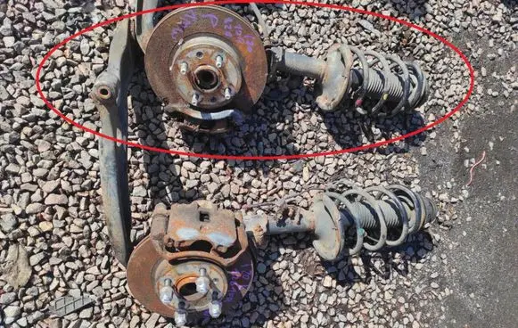 Hyundai i20 (PB PBT) Front shock absorber with coil spring
