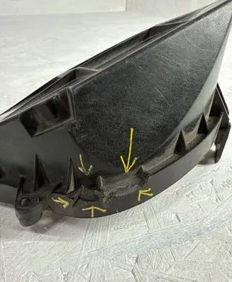 Porsche 911 997 Headlight/headlamp dust cover 99763110100 1112516368