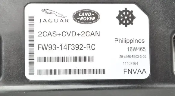 Jaguar XJ X351 Central body control module FW9314F392RC