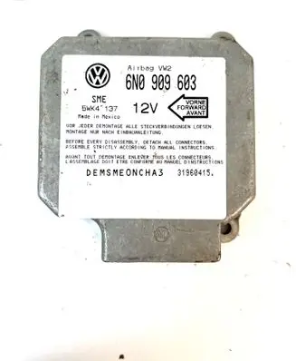 Volkswagen Sharan Airbag control unit/module 6N0909603 5WK4137