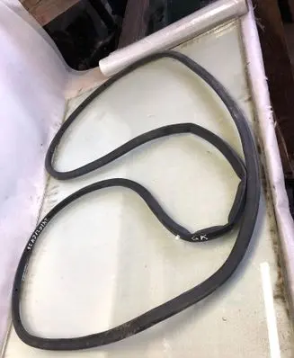 Citroen C4 III e-C4 Rubber seal rear door 9833317780