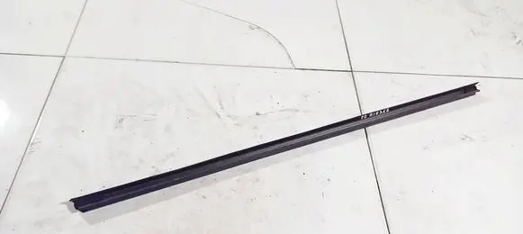 Front door glass trim molding