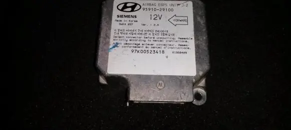 Hyundai Lantra II Airbag control unit/module 97k00523418 95910-29100