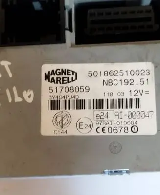 Fiat Stilo Fuse box set 501862510023 51708059