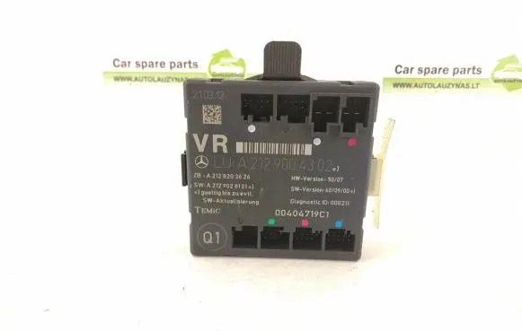 Mercedes-Benz E W212 Door control unit/module DALISID2402 A2129004302 2129004302
