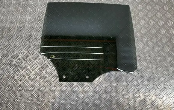 Opel Corsa F Rear door window glass 43R010184