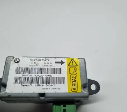 BMW 7 E65 E66 Airbag control unit/module 6920477 65776920477