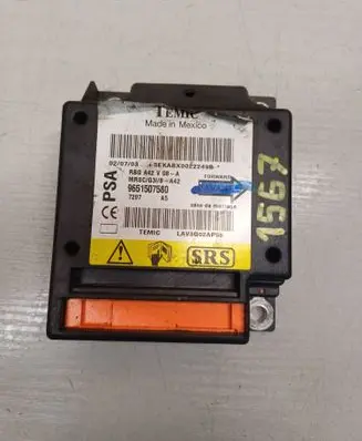 Citroen C3 Pluriel Airbag control unit/module 9651507580 LAV3G02AV56
