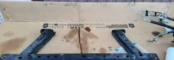Front bumper support beam