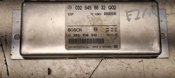 Mercedes-Benz E W211 ESP (stability system) control unit 0325456632 0265109512 DKE8090212261