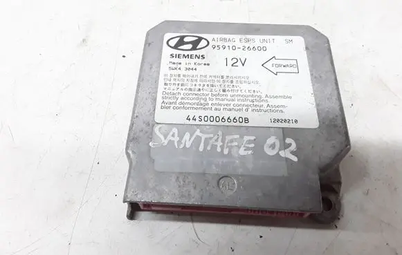 Hyundai Santa Fe Airbag control unit/module 9591026600