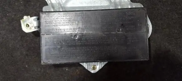 Front door airbag