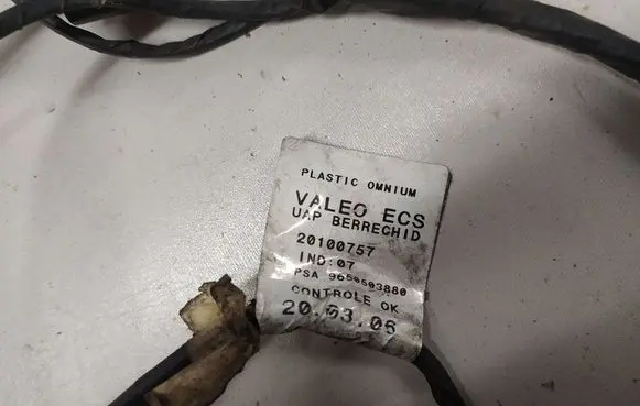 Citroen C5 Parking sensor (PDC) wiring loom 20100757 9648012580