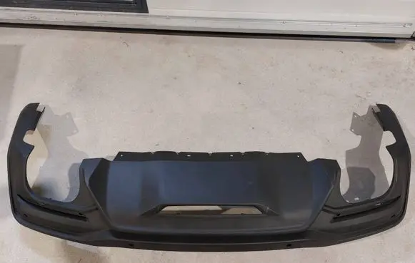 Rear bumper lower part trim
