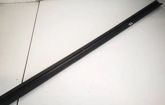 Front door glass trim molding