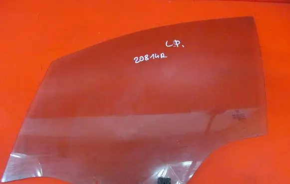 Peugeot 208 I Front door window glass four-door 43R000464