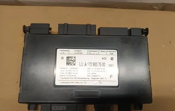 Mercedes-Benz CLS C218 X218 Seat control module A1729007500 A1728200326 A1729029800