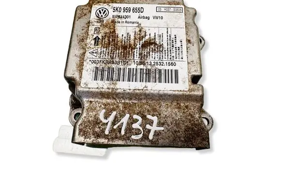 Volkswagen Golf VI Airbag control unit/module 5K0959655D 03H037S0606 5WK44301