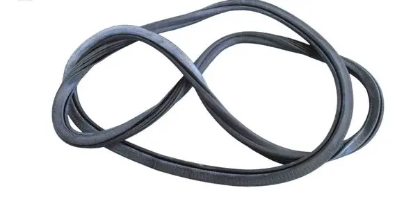 Rubber seal rear door