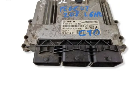 Peugeot 208 I Engine control unit/module 9805947580 9666729680